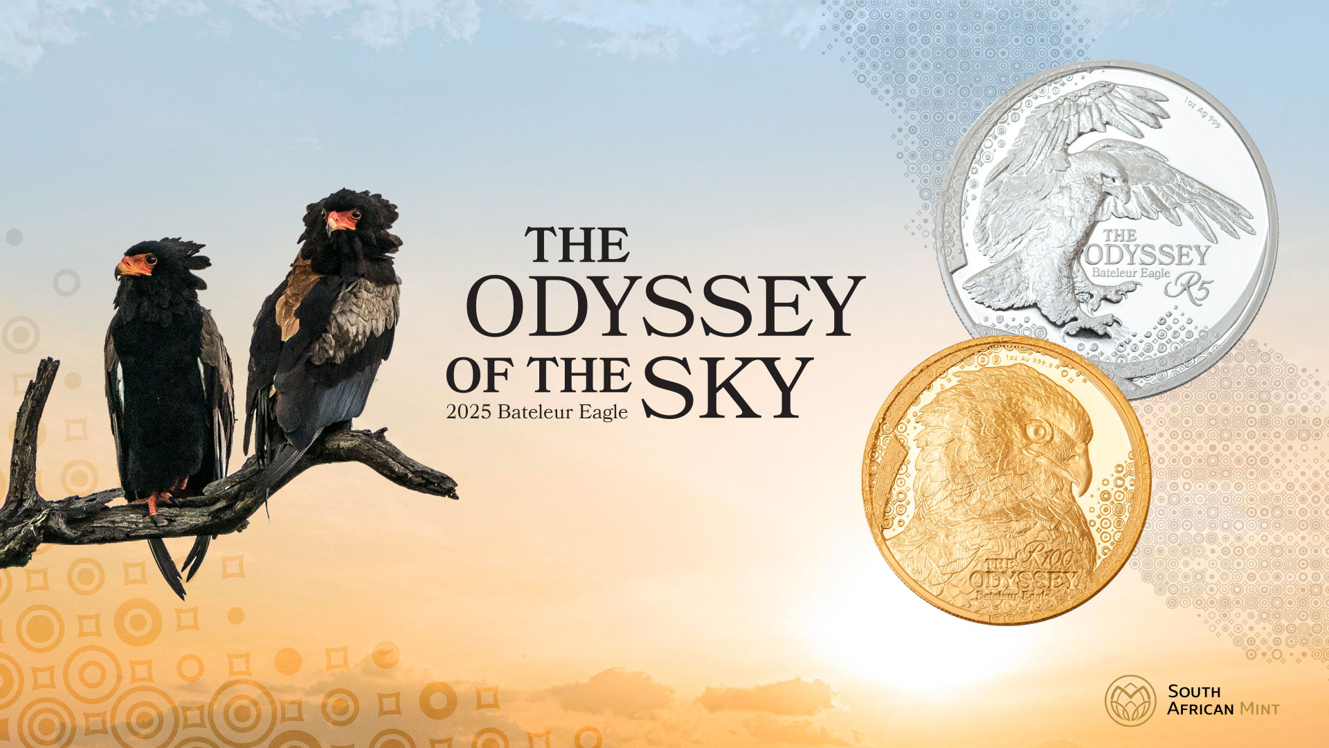 SAMintOdyssey of the sky KeyVisual Gold Silver