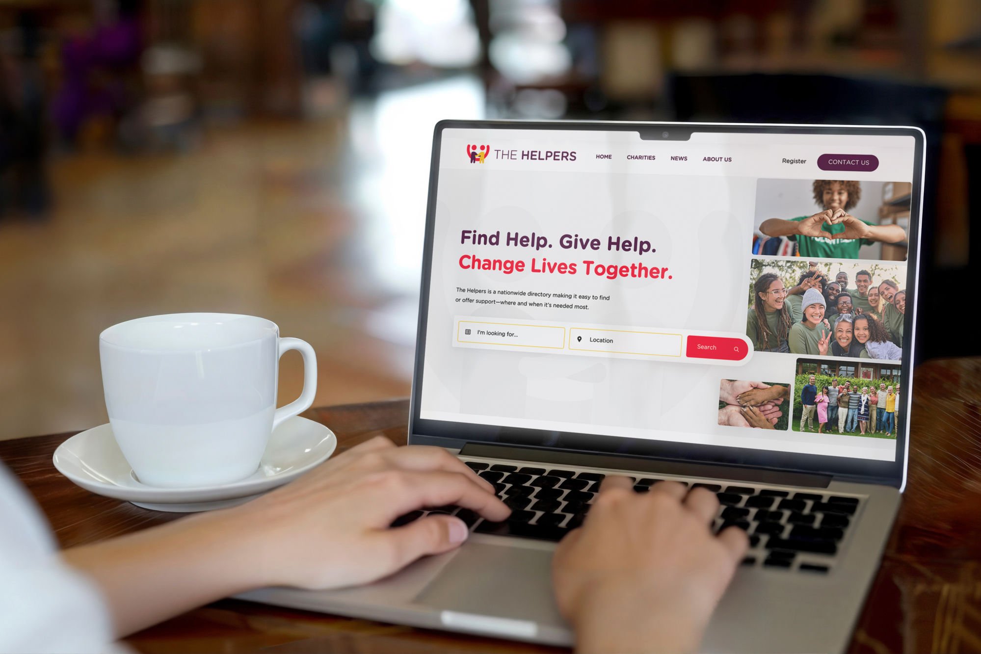 The Helpers &ndash; charity directory website